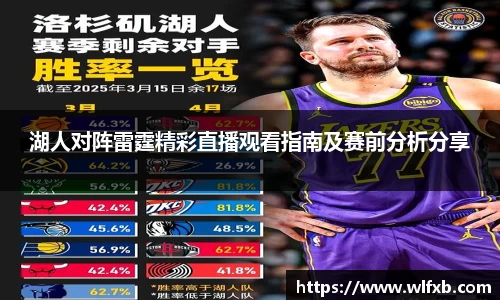 湖人对阵雷霆精彩直播观看指南及赛前分析分享